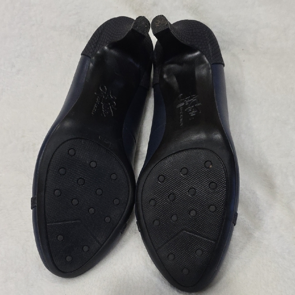 Life Stride Blue  Heels Sophisticated Design Comfort Insoles Sz 8 1/2 - Picture 8 of 11